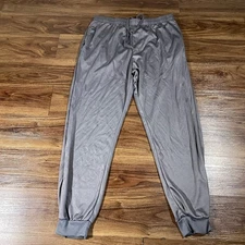 Real Essentials Sweatpants Gray Drawstring Tapered Jogger Men's Size XL
