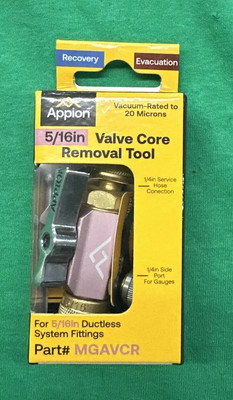 Appion Mgavcr Mega Flow Vacuum Rated Valve Core Removal Tool   5/16 System Conne