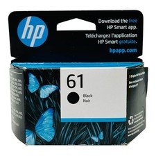 Genuine HP 61 Black Ink Cartridge CH561WN EXP 2027 Sealed Box