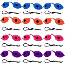 Super Sunnies Indoor Tanning Bed Eye UV Protection Glasses Goggles 12 Pack