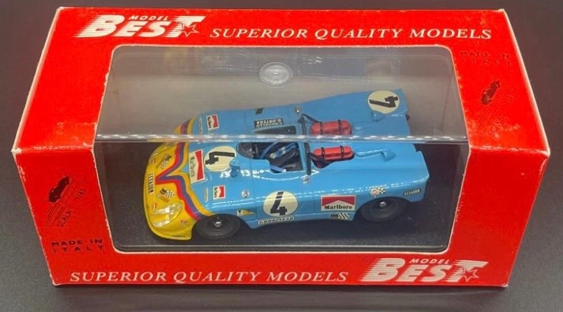 Best Model 1/43 Porsche Flunder Le Mans 1973 Ortega Merello #9159 - Image 3 of 4