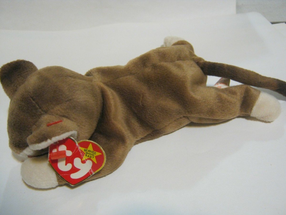 Ty Beanie Baby Pounce The Cat, April 28, 1997, With Tags (RS-46