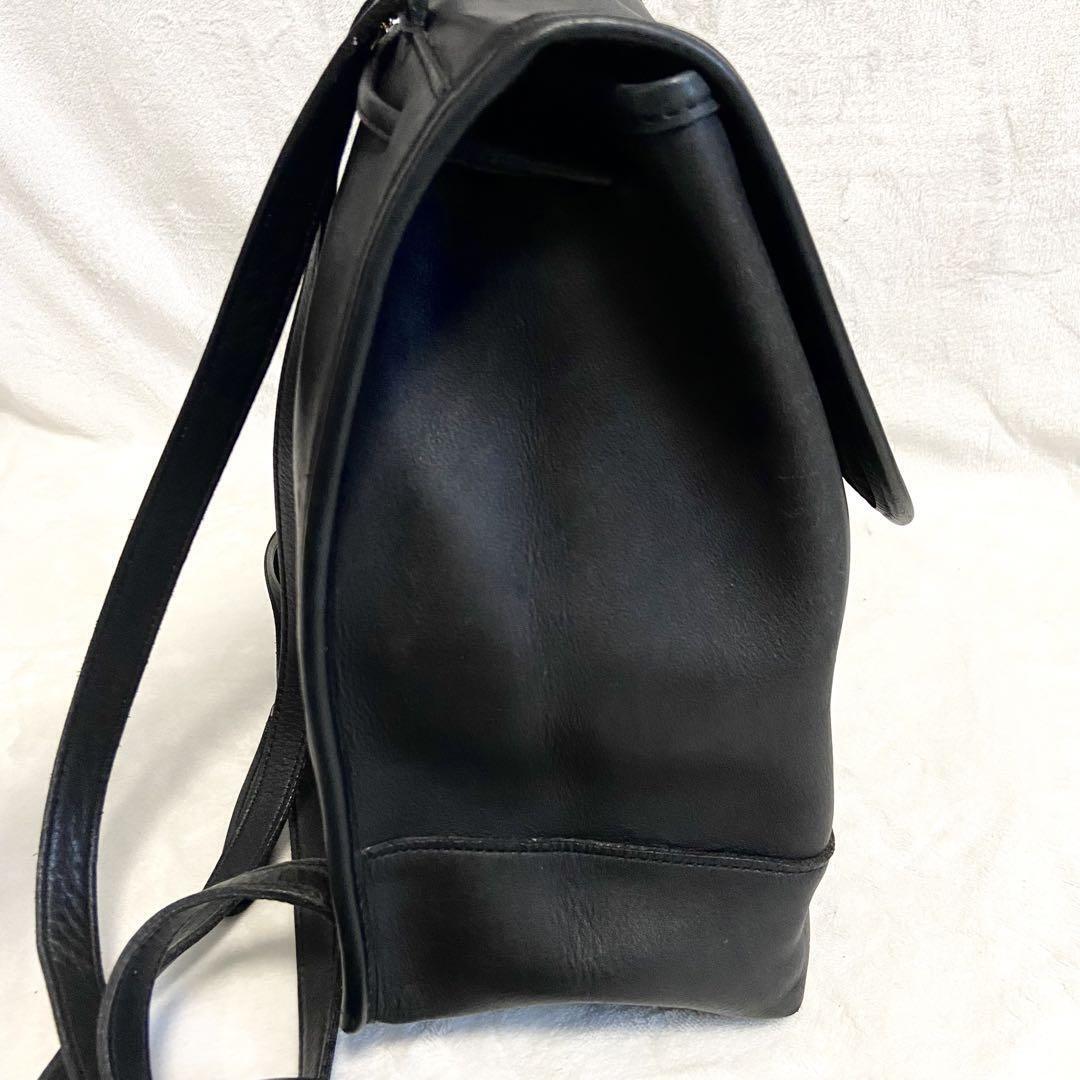 COACH 9791 Vintage Black Leather Backpack Daypack Bag COACH 9791 Vintage Black Leather Backpack Daypack Bag