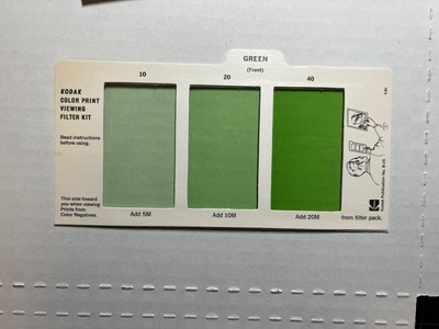 Kodak Color Print Viewing Filter Kit R-25 - Clean! | eBay