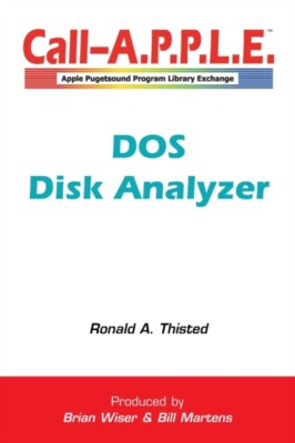Thisted - DOS Disk Analyzer - New paperback or softback - X555z