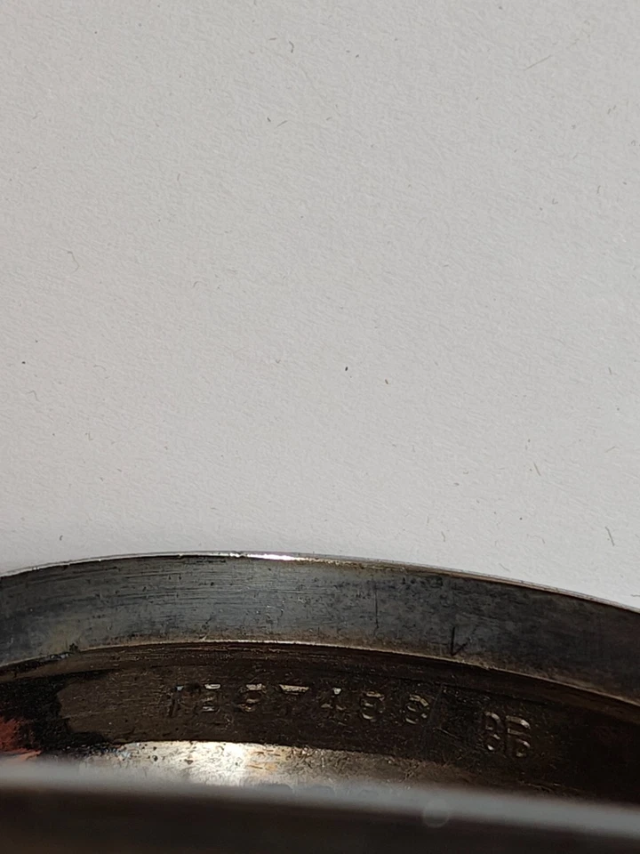 Desoto S13 1949 capó adorno cromo conjunto 1298378 nuevo de lote Foto 4 de 4