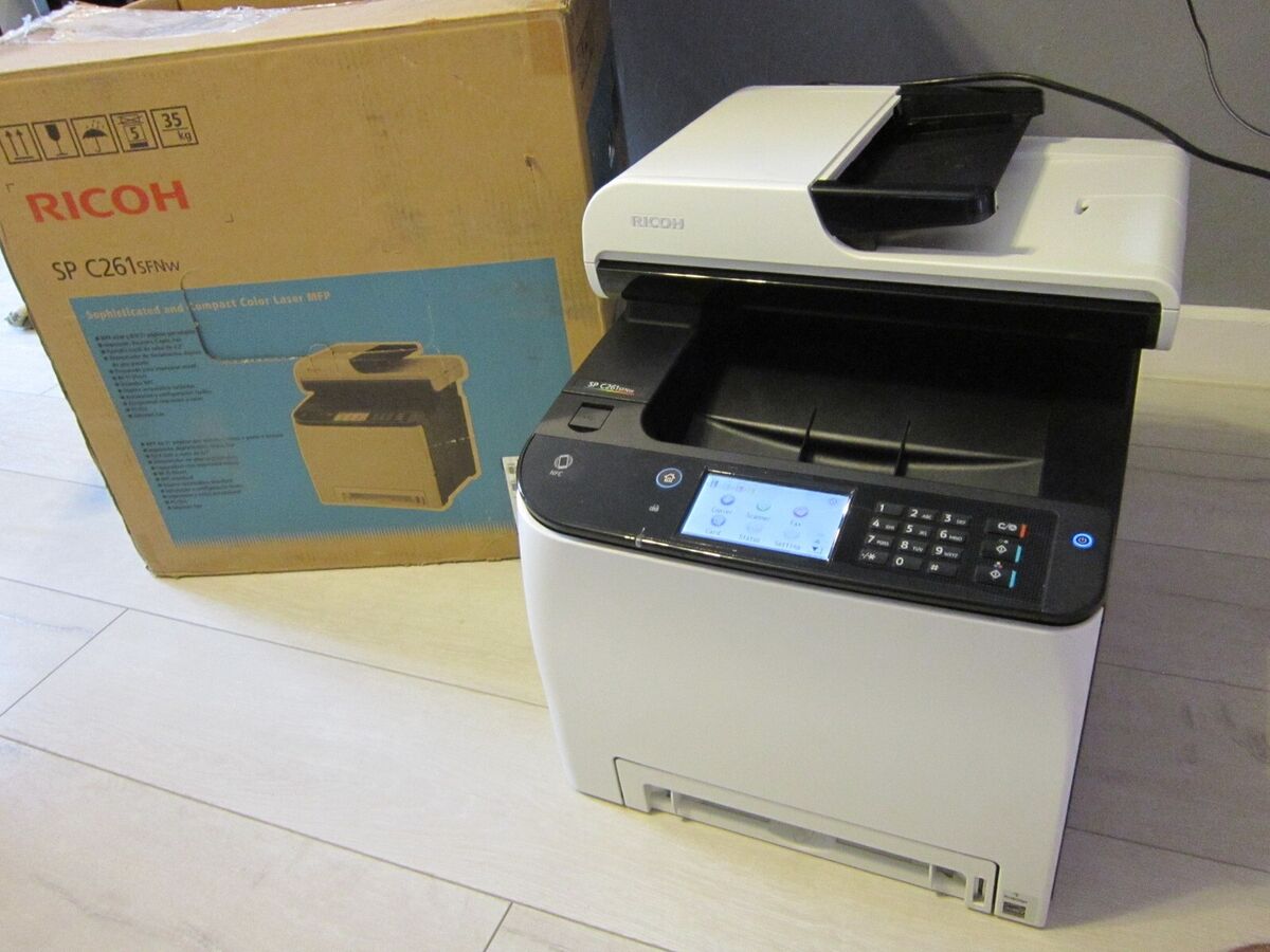 RICOH SP C261SFNw Multifunction Color Laser Printer All in RICOH SP C261SFNw Multifunction Color Laser Printer All in