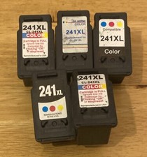 Canon 241XL Ink Cartridge Lot Of 5 EMPTY