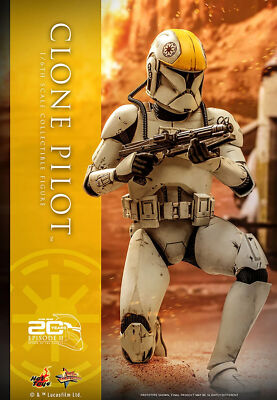 US New Hot Toys MMS648 Clone Pilot 1/6 Figure Star Wars Attack Of
