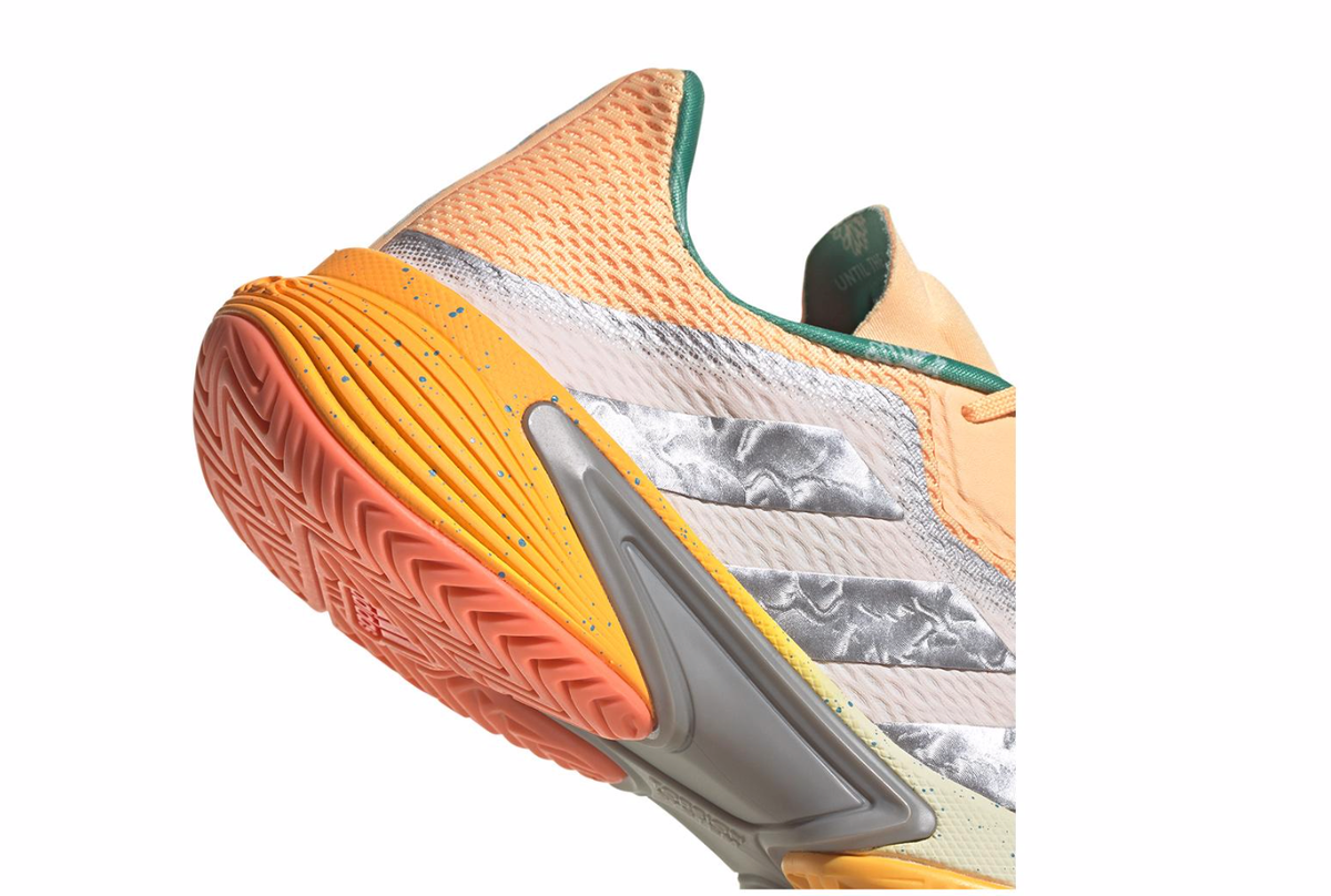 adidas Barricade men tennis shoes - Orange/Yellow/Green HQ8416 | eBay