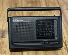 EMERSON MODEL 3-BAND AR2470 INSTANT WEATHER BAND TV/AM/FM PORTABLE RADIO AC/DC
