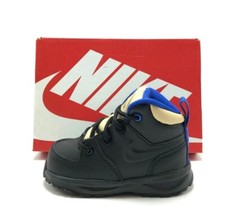 NEW Toddler NIKE MANOA LTR TD SHOES BLACK/BLACK-ROYAL BQ5374 003