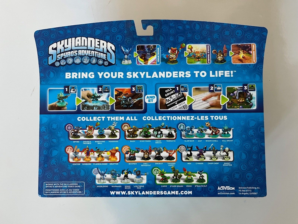 Skylanders Spyro's Adventure 3 Pack Whirlwind Double Trouble Drill