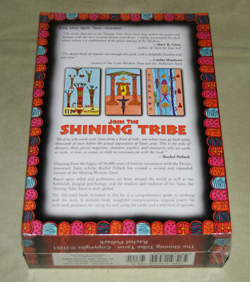 The Shining Tribe Tarot Card Deck & Book By Rachel Pollach **OOP