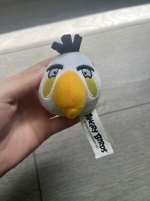 Angry Birds Matilda weißes Huhn Stofftier Plüschtier 2009-2016 Rovio Schlüsselanhänger