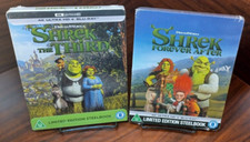 Shrek 3 4 4K Steelbooks-EU IMPORT-Brand NEW Sealed - Free Box SHIPPING