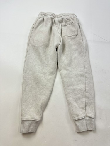 Air Jordan Sweatpants Boys S Small Beige Grey Nike Jogger Big Logo - Picture 2 of 6