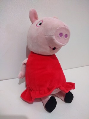 Peppa Pig Whistle n' Oink Plush Pink Cheeks Glow 10'' Plush Stuffed Toy Jazware