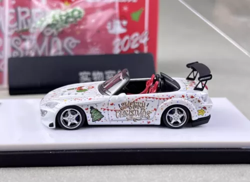 MicroTurbo MT 1:64 Honda S2000 Spoon 2024 Christmas Edition alloy car model - Picture 3 of 11