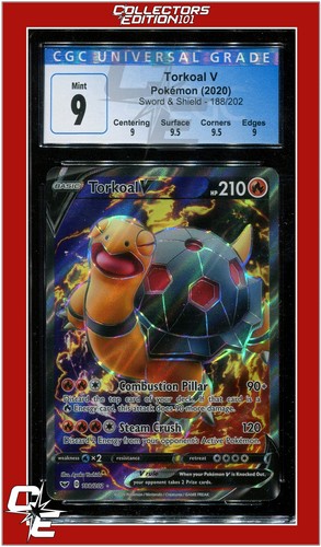 Torkoal V graded CGC 9 for sale on eBay