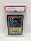 Magic The Gathering 1993 Forest Beta Signed by Christopher Rush PSA DNA Cert.