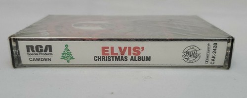Elvis' Christmas Album Vintage Cassette Tape RCA 1985 BRAND NEW SEALED - Picture 3 of 3