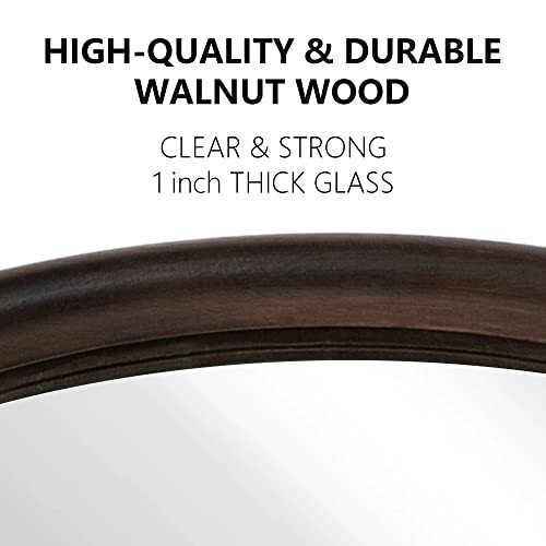 Round Wall Mirrors 24 Inch,Wood Rustic Decorative 24 inch Rustic Brown - Picture 3 of 8