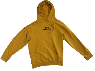 mens womens yellow Ryan Caraveo Butterfly Boy hoodie sweatshirt tour Medium