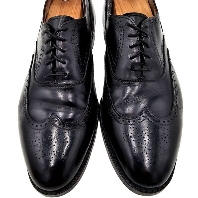 NEW Johnston & Murphy Black Wingtip Oxfords 8.5 D Men main image 4