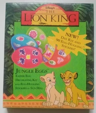 The Lion King Egg Decorating Kit Sun Hill Industries 1994 ish Mint in box B22