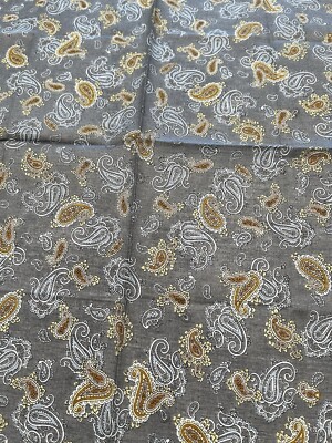 Mouchoir De Poche Homme Ungaro - Motif Paisley Vintage - Coton