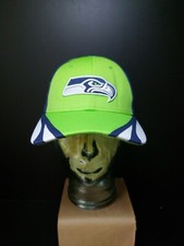 Seattle Seahawks NFL Football Team New Era Brand With Bird Logo FlexFit Hat S-M