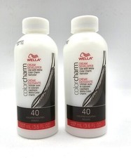 Wella Color Charm Cream Developer 40 Volume 3.6oz/107ml Pack of 2