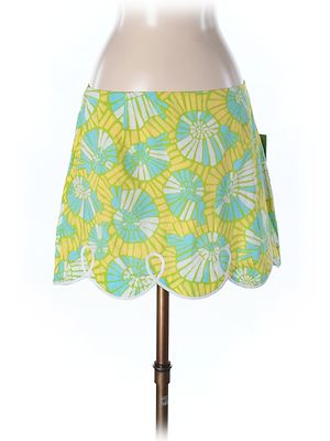New Women Lilly Pulitzer Tate Scalloped On The Half Shell Skirt Size 4