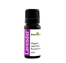 100% Pure Organic French Lavender Essential Oil - 10ml - Imported From France