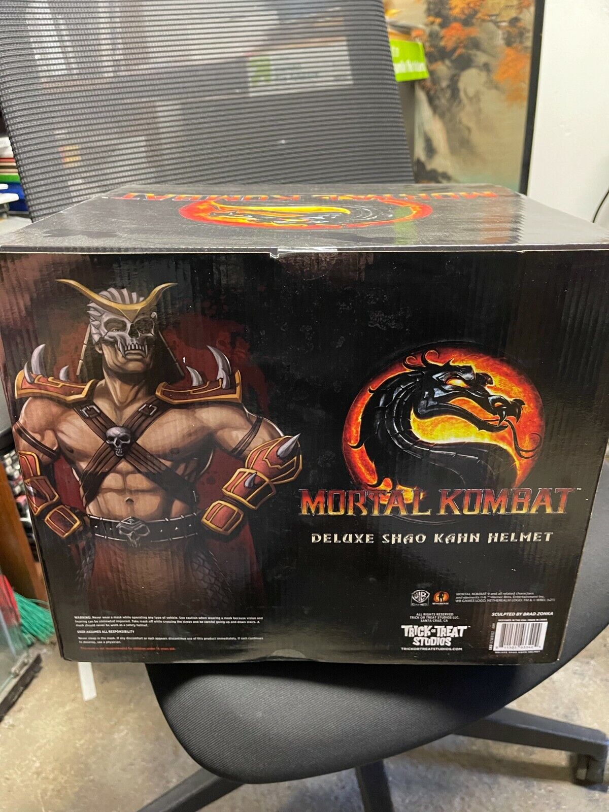 Mascara Shao Kahn Mortal Kombat