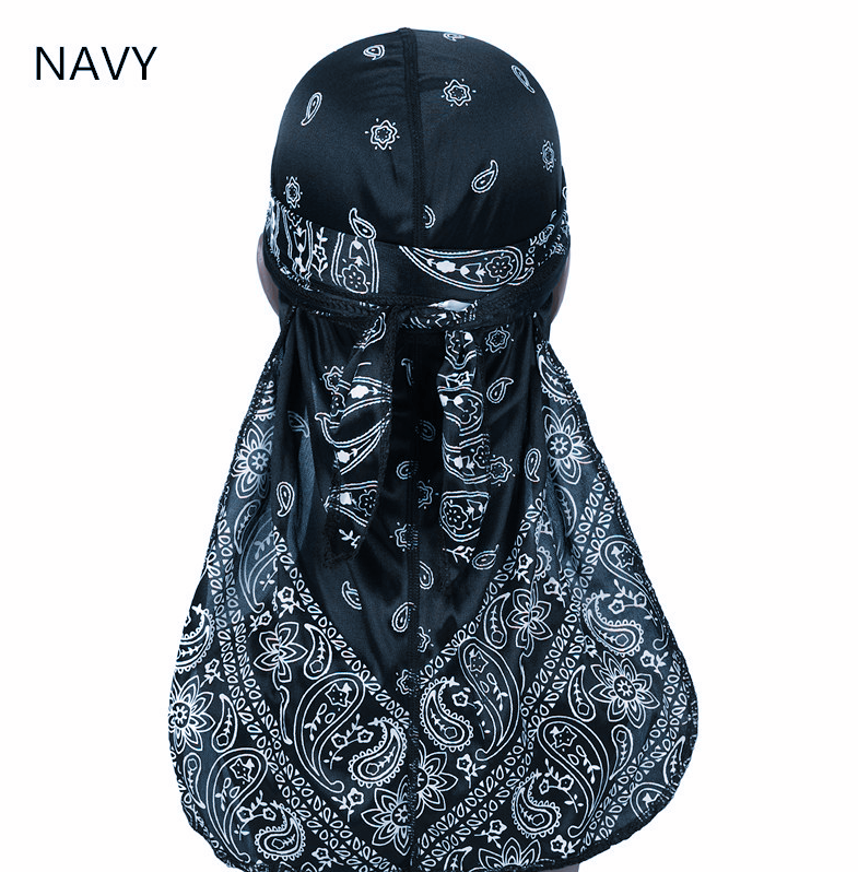 Durag setoso a coda lunga con stampa di insetti - DHgate Durag setoso a coda lunga con stampa di insetti - DHgate
