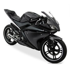 Vollverkleidung (Insgesamt 21 Stück) Schwarz/Schwarz Yamaha YZF-R125 2008-2013