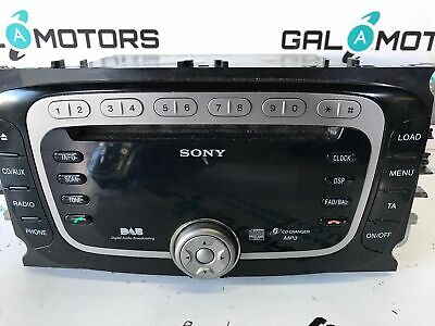 FORD SONY DAB DISC CD PLAYER AS PICTURED WILL FIT FOCUS MONDEO SMAX GALAXY 