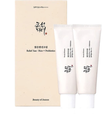 Beauty by Joseon Clear Rice Sunscreen Double Special Set Relief Sun K-Beauty