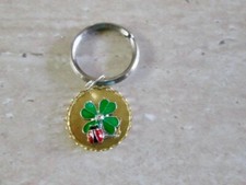 Four Leaf Clover,Purse, Keyring,Backpack,Keychain,Nurse,Woman,Medical,ER,Luck