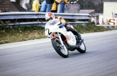 Tony Rutter Yamaha Motorcycle Racing 1977 Old Photo 8