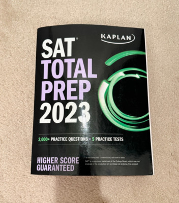Kaplan SAT Total Prep 2023,  2000+ practice questions, NO REFUNDS