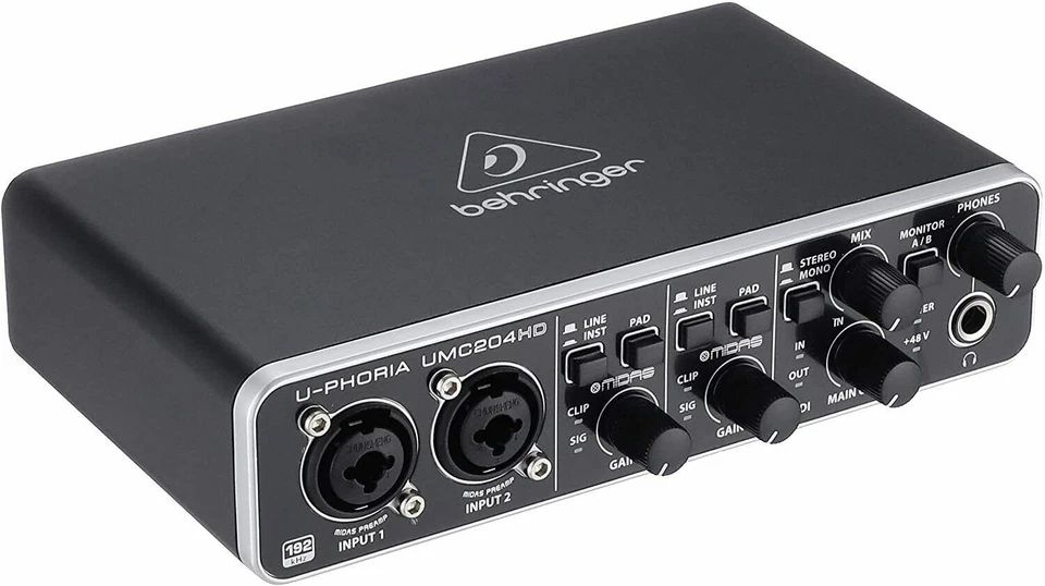 Behringer UMC204HD U-phoria USB Audio Interface - Image 2 of 4