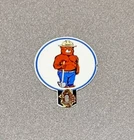 VINTAGE SMOKEY BEAR FOREST PLATE TOPPER PORCELAIN SIGN CAR GAS OIL TRUCK