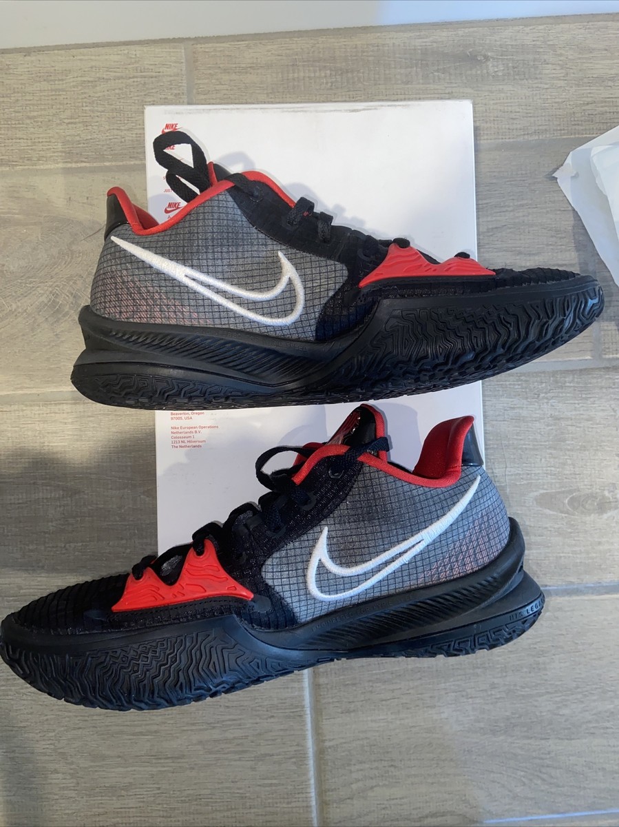 シューズ(男性用) NIKE KYRIE 4 LOW EP (BLACK/RED) Nike Kyrie Low 4 