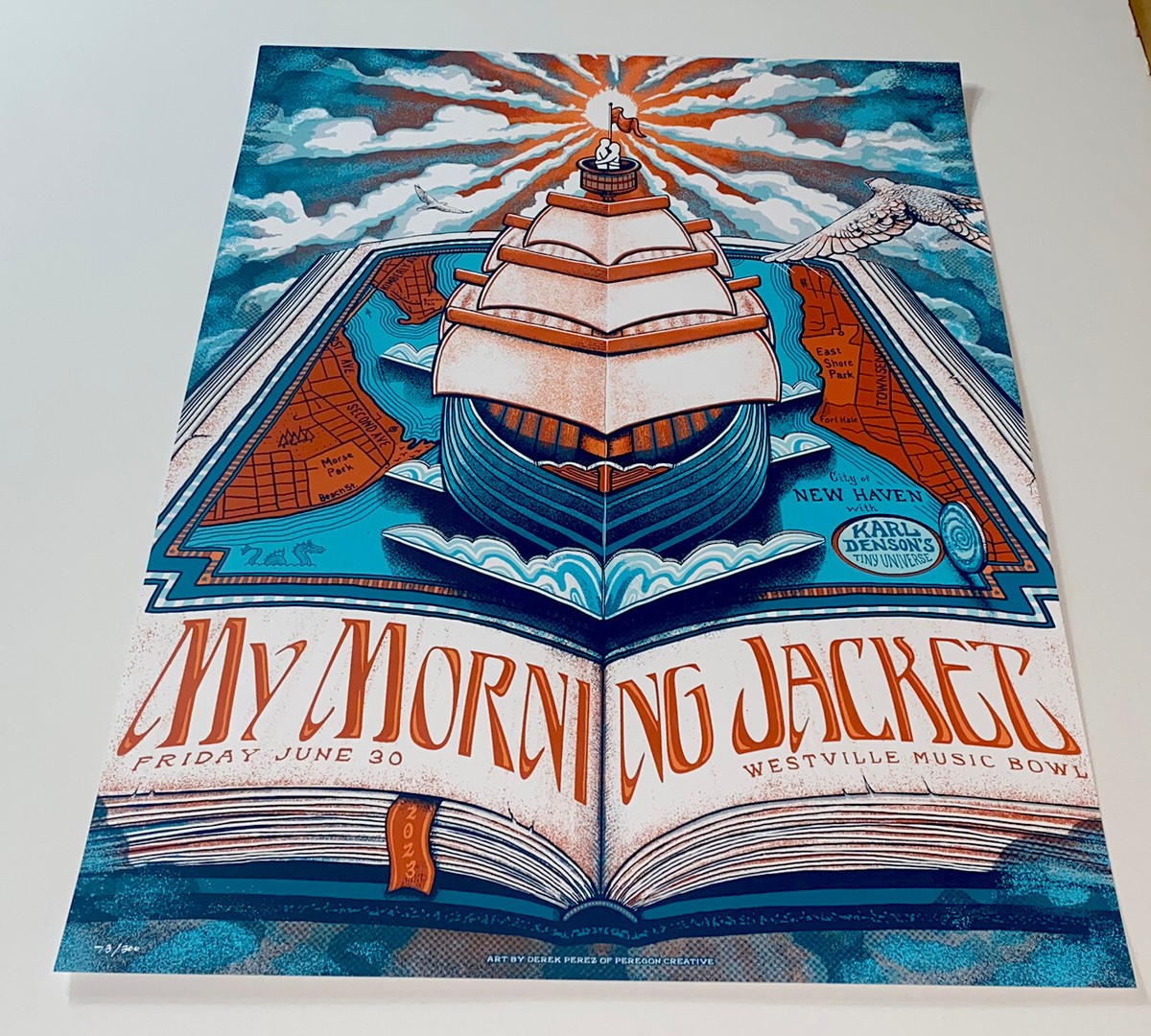 My Morning Jacket Poster Westville Bowl New Haven CT X/300