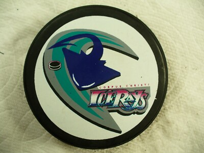 CHL Corpus Christi Ice Rays League Original Team Logo Hockey Puck Collect Pucks
