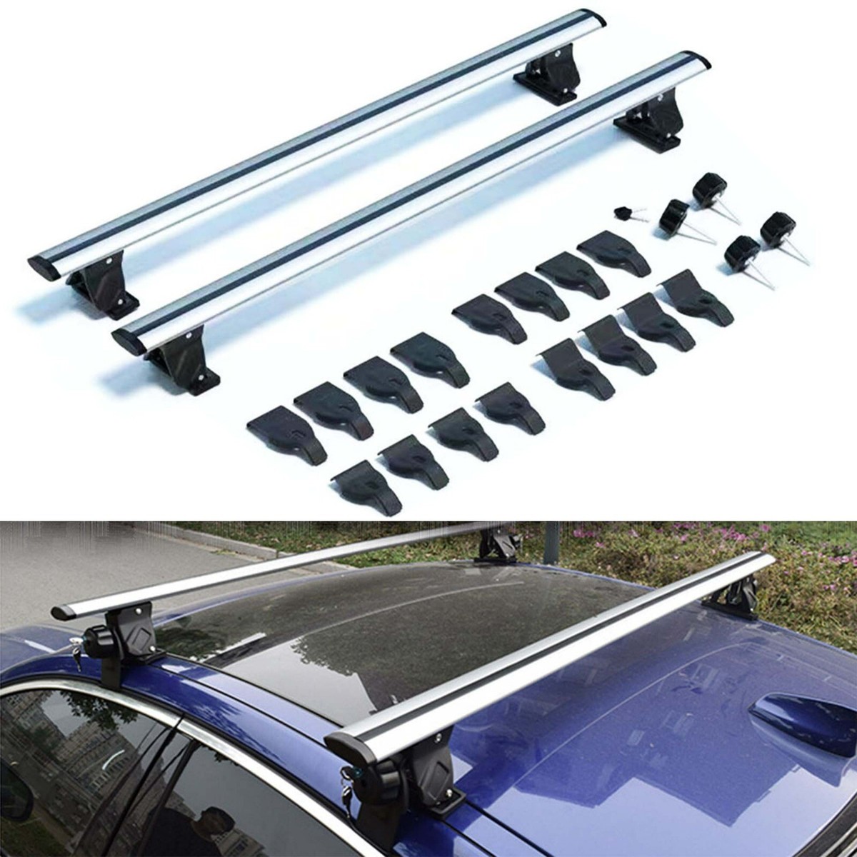Ski Rack Car For Toyota Prius 2001-2025 Car Top Roof Cross Bar