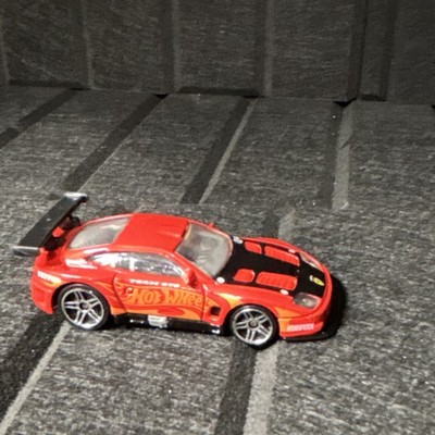 Hot Wheels Red Black HO Scale Slot Car with Rear Spoiler Original 8-11 Years